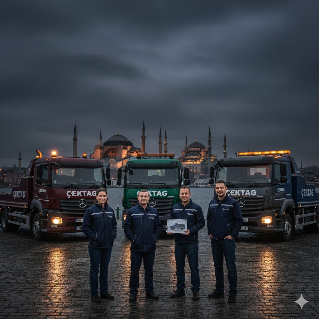 Gece Lastikçi mobil lastik ekibi